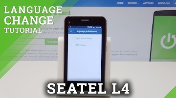 How to Change Language in Seatel L4 - List of Languages