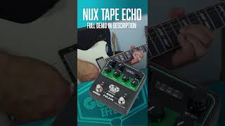 Vintage Tape Echo in a Pedal?! 📼 #NUX #TapeEcho #guitar #pedalboard