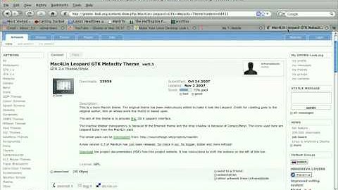 Ubuntu like Mac OS X