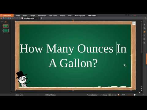 ვიდეო: რამდენი უნცია წყალია გალონის ქილაში?