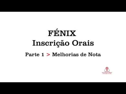 FDUL | Fénix Inscrição a Melhorias de Nota/Orais de Melhoria