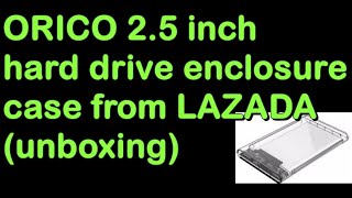 Orico 2.5 Inch Transparent Hard Drive Enclosure Case And Imation Apollo