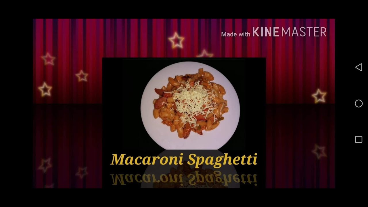 How to cook Spaghetti Macaroni my way of cooking YouTube