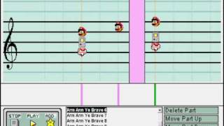 Arm, Arm Ye Brave! (Mario Paint) @brianLED