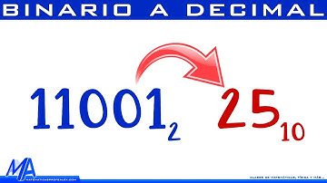 Convertir Binario a Decimal