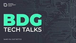 BDG Tech Talks |  Future of software development: Inside look from Amazon