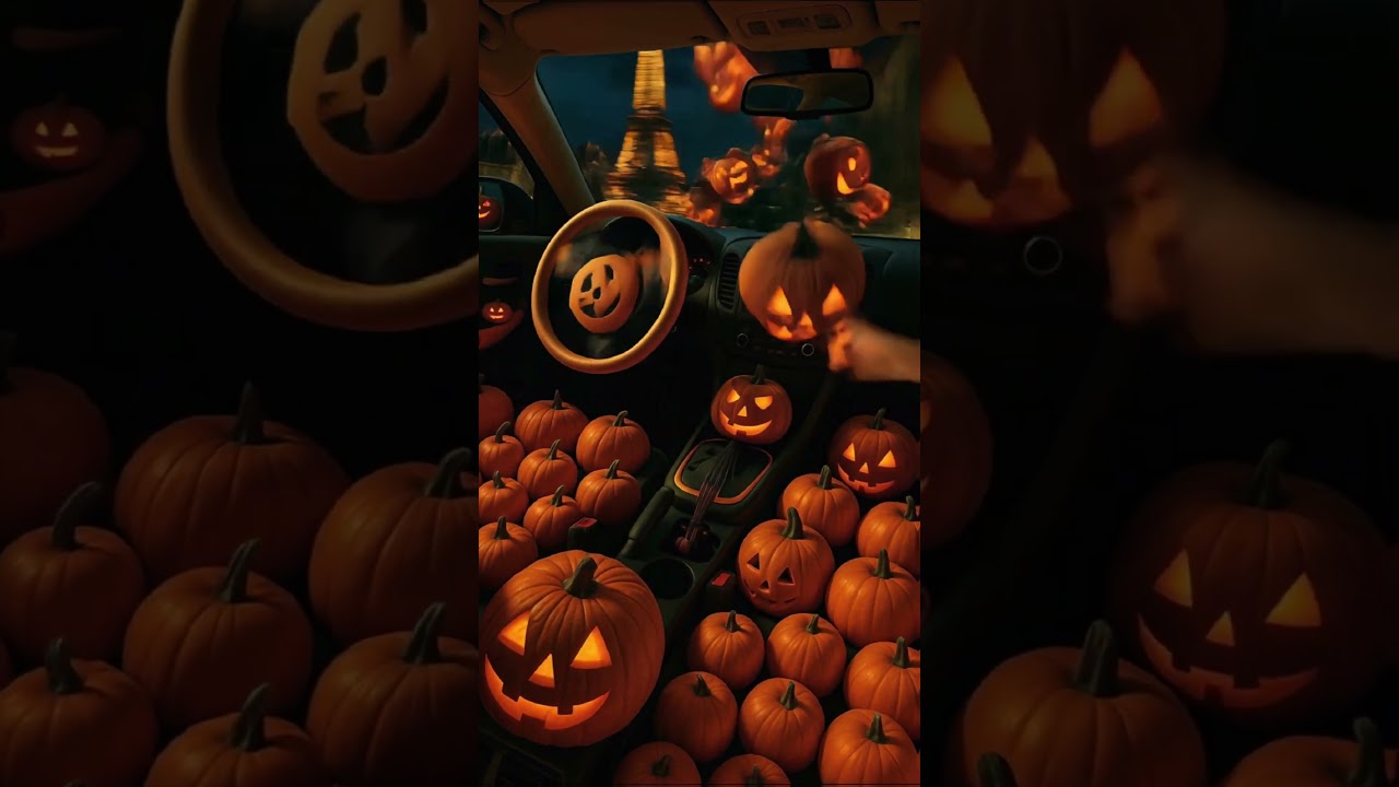 Racing Pumpkin🎃 #youtubeshorts #shorts #ai #youtube #cute #like #funny #music #baby #shortsfeed
