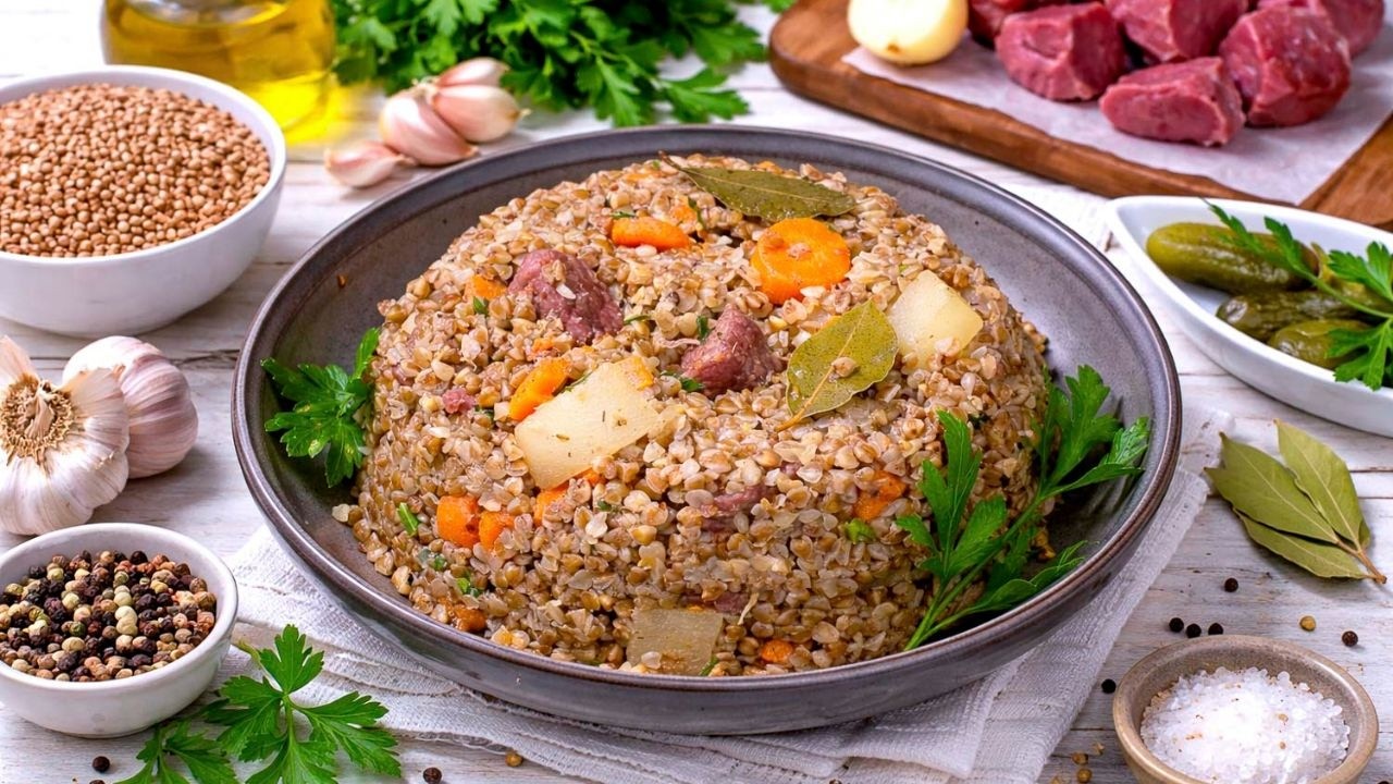 Beef, Buckwheat & Turnip Stew | Hearty and Delicious Dinner!