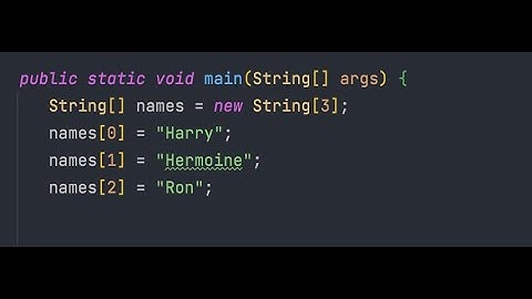 Arrays - Java Episode 7