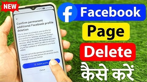 Facebook Page DELETE Kaise kare 2025 | Facebook Page kaise delete karte hain | how to delete fb page