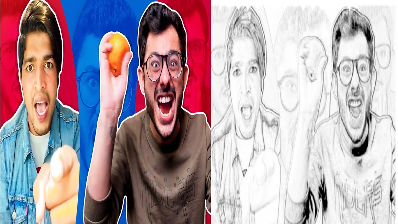 Recreating CarryMinati Thara Bhai Joginder Roast THUMBNAIL