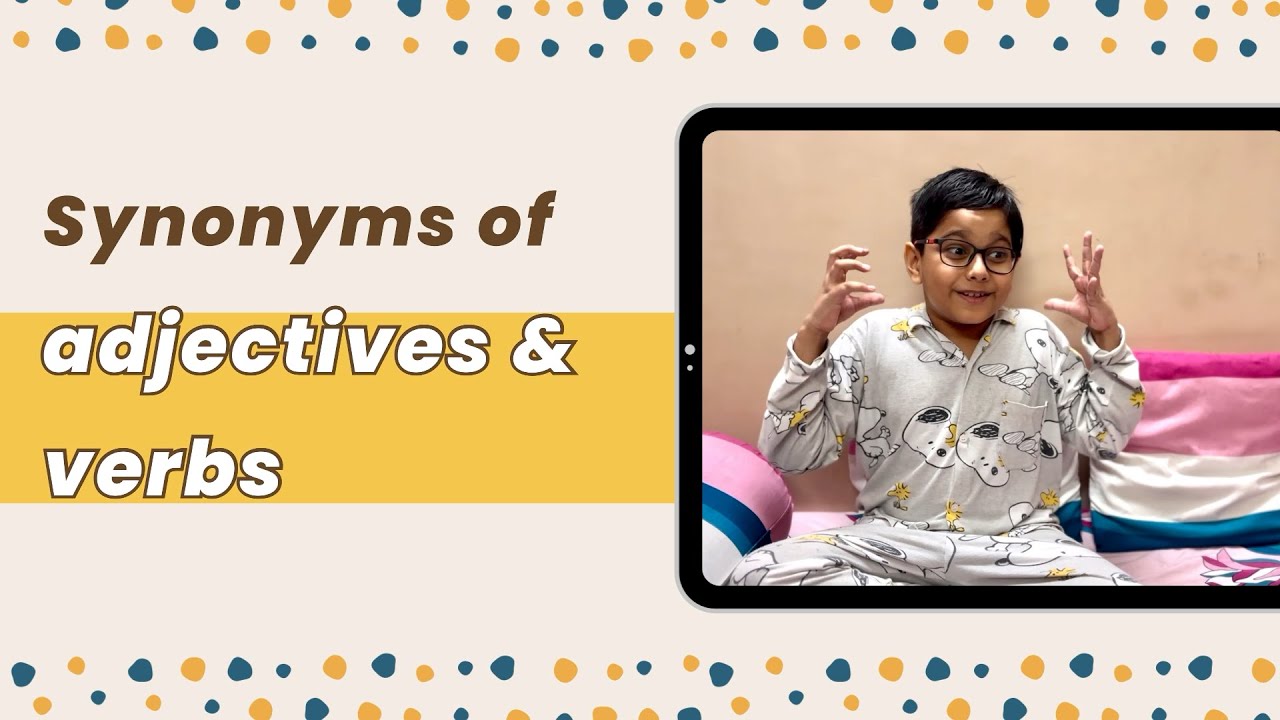 Synonyms of adjectives & verbs. Learn & enjoy.📖SUBSCRIBE the channel