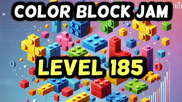 COLOR BLOCK JAM LEVEL 185 Guide How to Complete Walkthrough