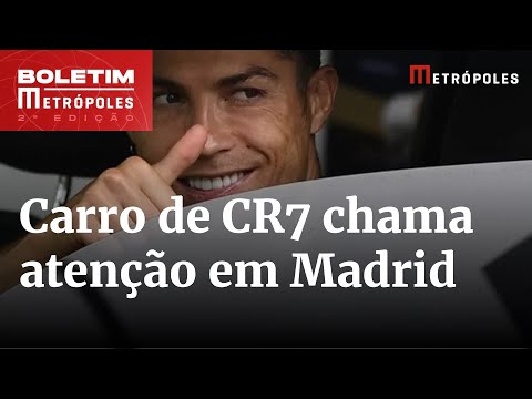 Veja carro de Cristiano Ronaldo avaliado em R$ 45 milhões | Boletim Metrópoles 2º