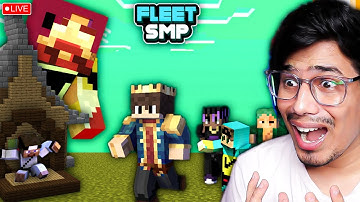My Friend Died | Dark Day In Fleet SMP 😱 Minecraft Live