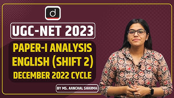 UGC NET/JRF Paper Analysis | Paper I: English | Shift 2 - Part 2 | December 2022 Cycle