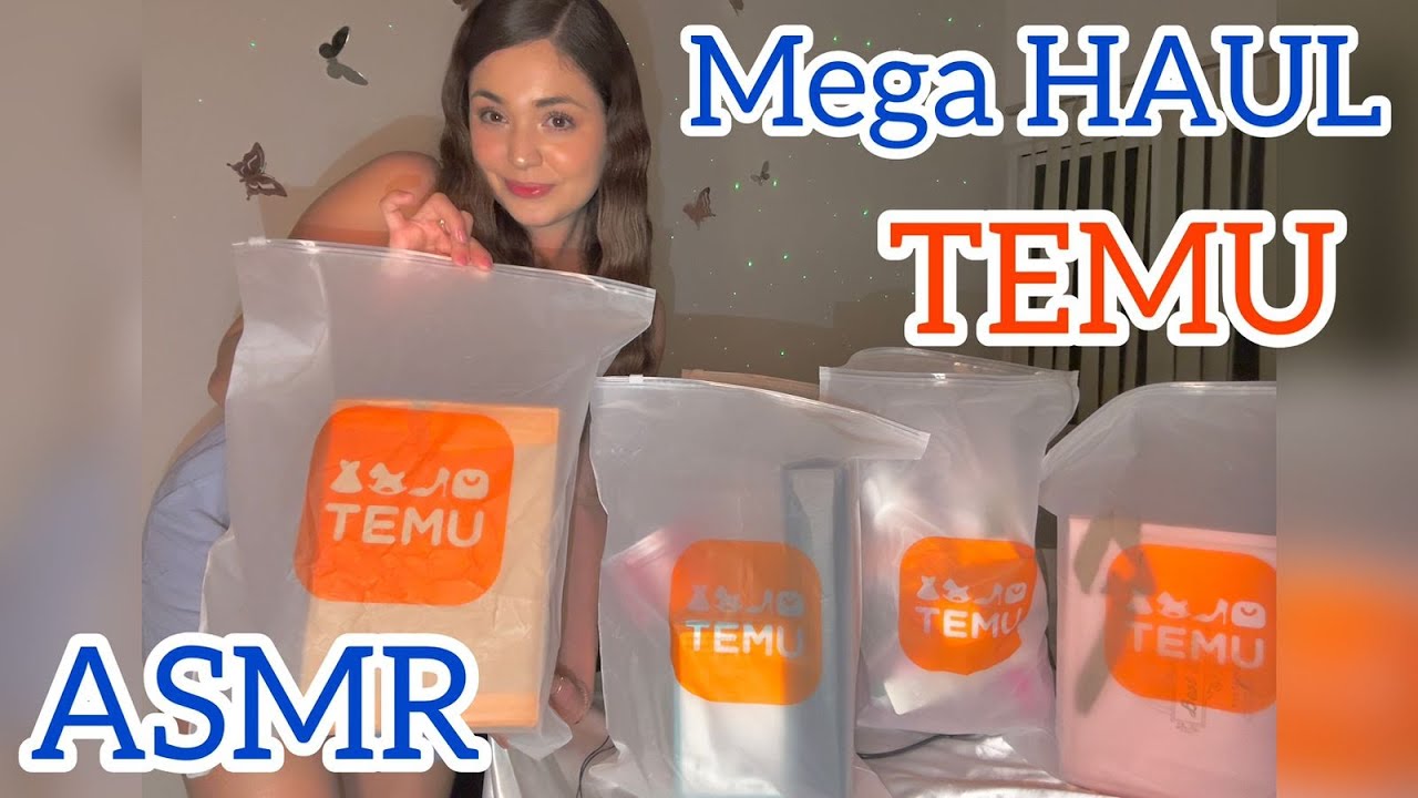 ASMR HAUL de TEMU GIANT Umboxing 📦/ ASMR Honeys 🍯🐝✨🩷