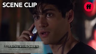 Shadowhunters | Season 1, Episode 5: Alec & Magnus Talk on the Phone | Freeform