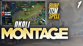 MONTAGE AKALI 2020, RUNE AND ITEM WILDRIFT LEAGUE OF LEGENDS INDONESIA#1