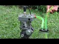 Making a gas vapor transparent engine