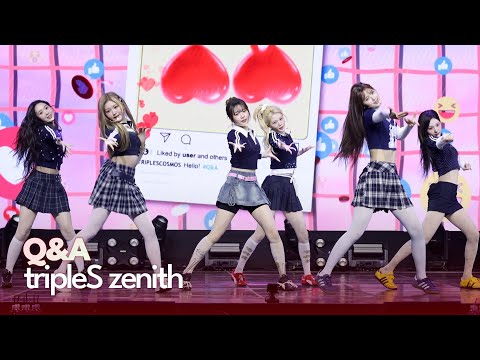 LIVE TripleS 트리플에스 Msnz Zenith Q A Showcase Stage