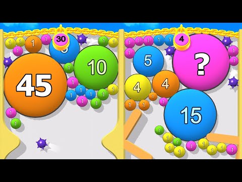 Puff Up (Voodoo) Gameplay Number Balls | 2048 Weekly