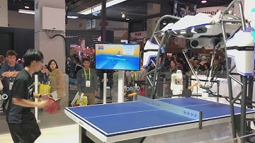 Omron Forpheus Ping-Pong Robot at CES
