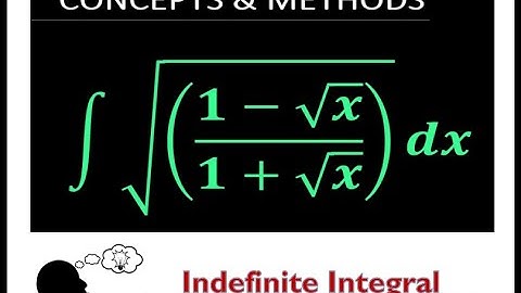 int sqrt((1-sqrt(x))/(1+sqrt(x)))dx || Evaluate `int sqrt((1-sqrt(x))/(1+sqrt(x))) dx` |