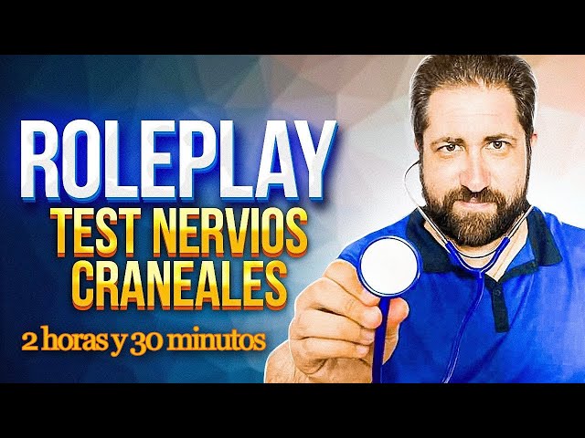 ROLEPLAY en ASMR: EXAMEN DE NERVIOS CRANEALES de 2,5 horas para una relajación profunda