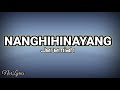 Jeremiah - Nanghihinayang |Lyrics|