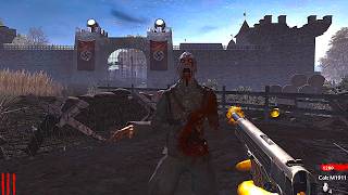 COD World at War Zombies: Bocage Gameplay  (No Commentary - 4K 60FPS) screenshot 4