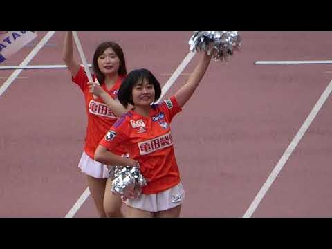 2023/10/21 ハーフタイム中のアルビレックスチアリーダーズ