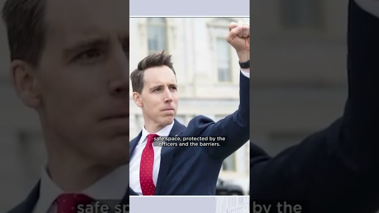 Sen Hawley Seen Fleeing Jan 6 Capitol Rioters He Had Saluted