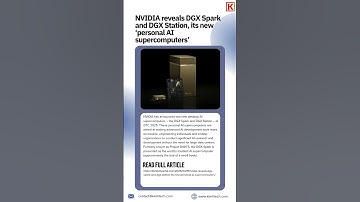 NVIDIA Unveils DGX Spark & DGX Station – The Future of Personal AI Supercomputing!