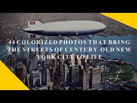 44 रंगीन तस्वीरें जो सदी-पुराने न्यूयॉर्क शहर की सड़कों को जीवंत करती हैं