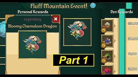 Fluff Mountain DEN Event Part 1 - Merge Dragons