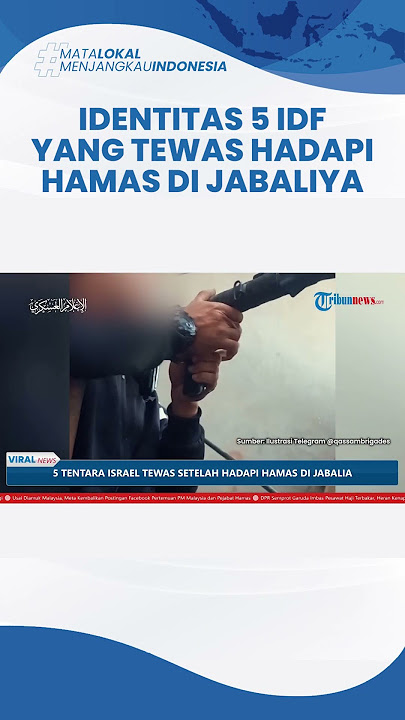 Terungkap Identitas 5 Tentara Israel yang Tewas usai Hadapi Hamas di Jabaliya, Masih Berusia 20-an