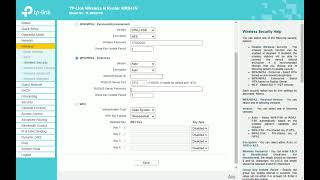 Configuration d'un routeur TP-Link interface Bleu screenshot 3