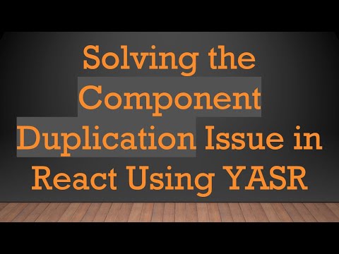 Solving the Component