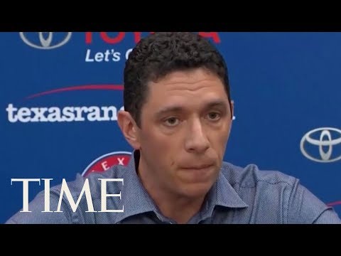 texas-rangers-press-conference-following-the-death-of-los-angeles-angels-pitcher-tyler-skaggs-|-time