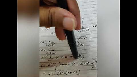 Differentiation: Part 3: Inverse Trigonometric Composite Functions