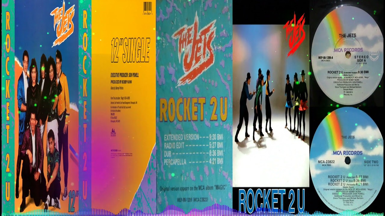 The Jets Rocket 2 U 7インチ レコード　輸入盤 The Jets - Rocket 2 U (Album Versin - Magic 1987) - YouTube