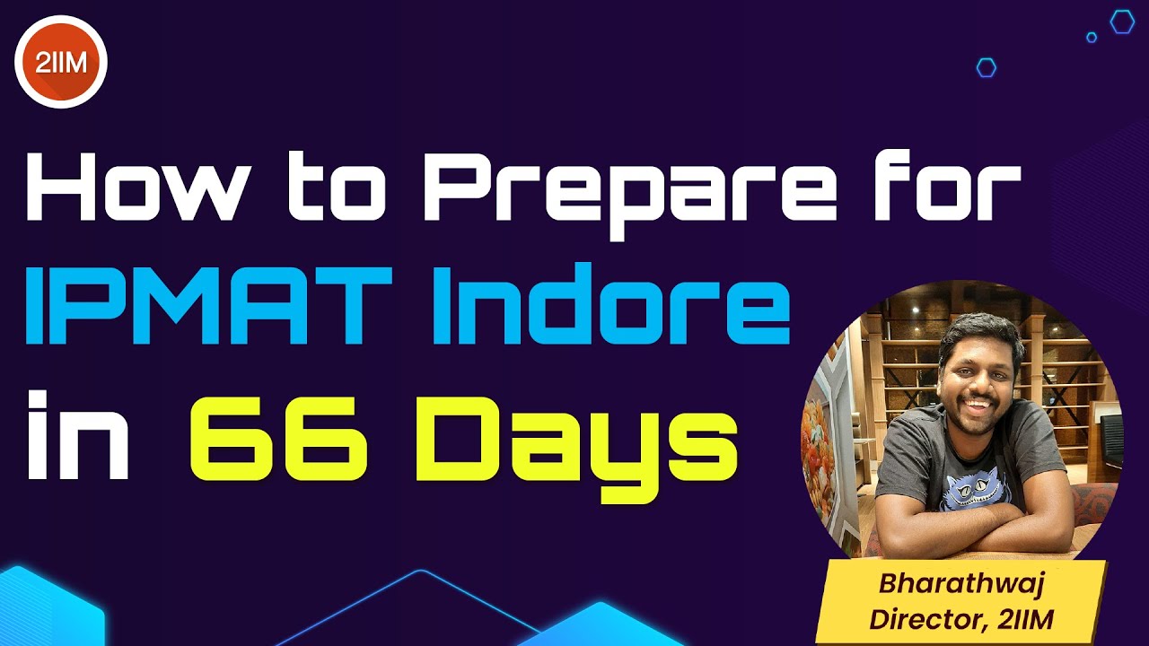 Crack IPMAT 2022 in 66 days! | IPM Indore 2022