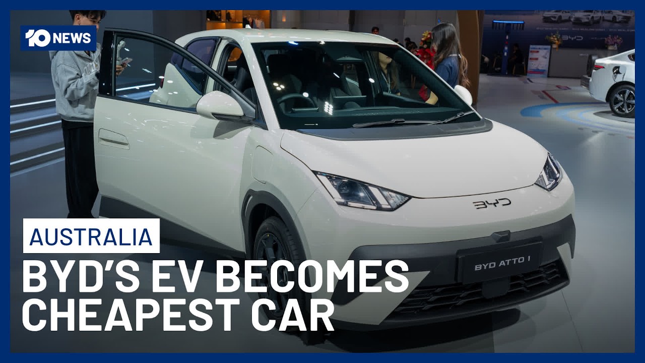 BYD Slashes Price of Electric Car and Becomes Cheapest in Australia [video]