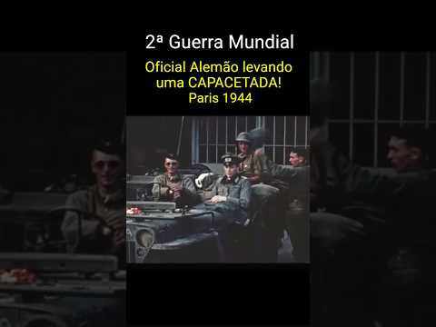 Oficial Alemão levando