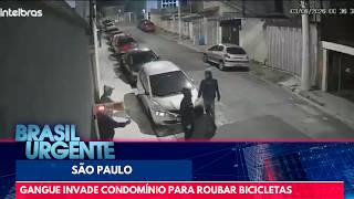 Gangue Invade Condomínio Em São Paulo Para Furtar Bicicletas Brasil Urgente