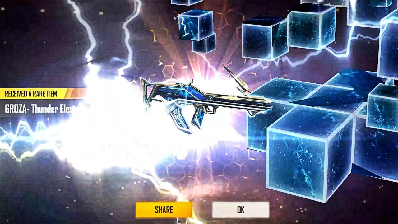 RIP 4000 Diamonds For Thunder Electrified Groza in New Incubator || Garena Free Fire