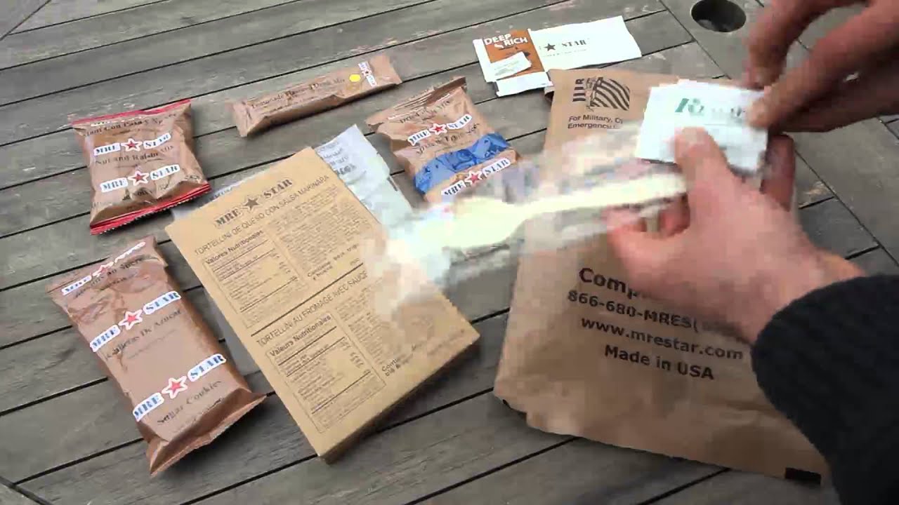 Que contient une ration de combat MRE US ? Revue d'un Meal Ready