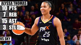 Alyssa Thomas (10 PTS / 7 REB / 15 AST / 3 STL) vs Chicago Sky [5/27/25]