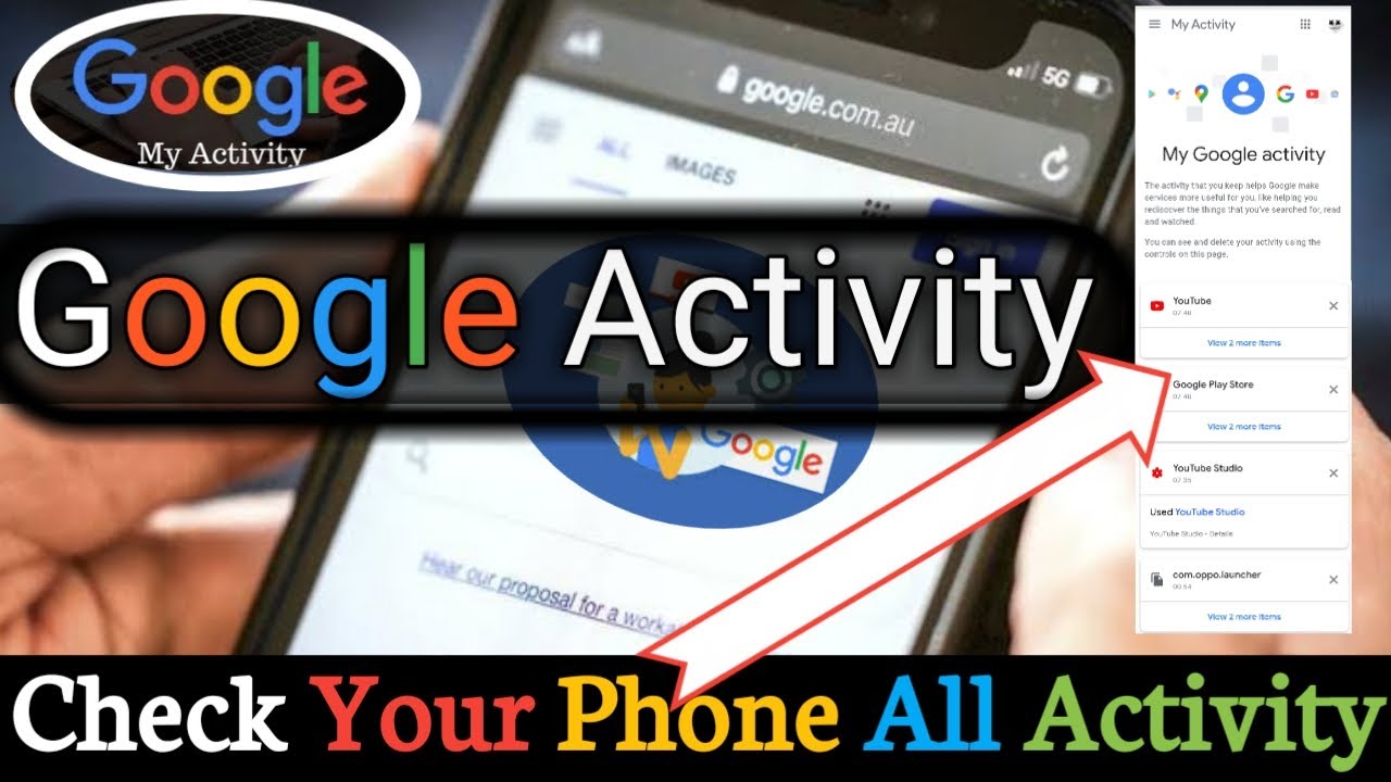 How To Check Google Activity In Android Mobile !! - YouTube